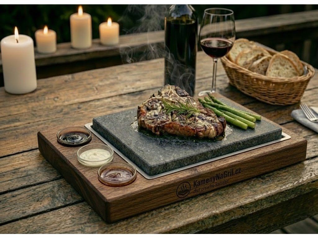 Massive Hot Stone M+ steaková sada